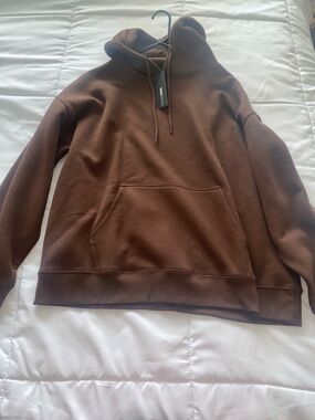 Fashion Nova Chocolate Brown Pullover Hoodie